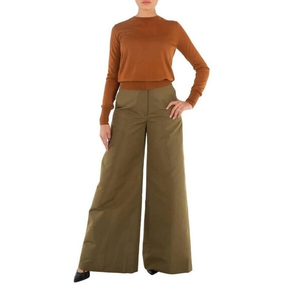 New Stella McCartney Ladies Brown Crewneck Jumper - Picture 4 of 6